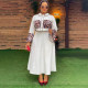 Leopard Print Patchwork Long Skirt 2 Piece Set NY-10955