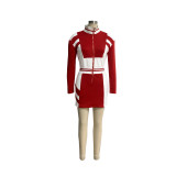 Color Block Long Sleeve Zipper Mini Dress SFY-2793