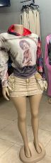 Long Sleeve Print Hooded Sweatshirt YUEM-800800