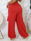 Solid Color Loose Casual Pants YH-5343