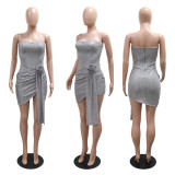 Sequin Tube Tops Party Dress CYA-901556