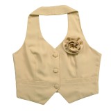 Sleeveless Vest And Pants 2 Piece Set AIL-299