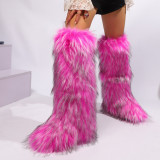 Fashion Plush Warm Snow Long Boots GHSX-2535