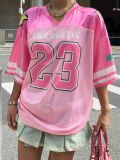 Letter Print Fashion Sports Tops Ierseys  GBGF-44940