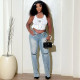 Fashion Vintage Casual Straight Jeans GAKF-41204