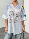 Letter Print Fashion Sports Tops Ierseys  GBGF-44940