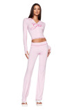 Fashion Casual Long Sleeve Pants Two Piece Set GLJS-B8201