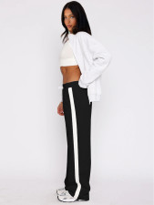 Patchwork Casual Padded Sport Pants MIL-134