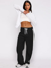 Patchwork Casual Padded Sport Pants MIL-134