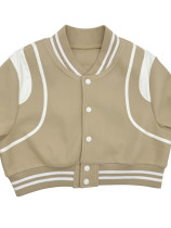 Long Sleeve Print Baseball Coat YH-5360