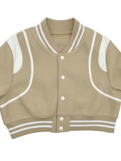 Long Sleeve Print Baseball Coat YH-5360