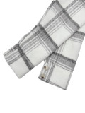 Black White Plaid Print Fashion Coat YH-1040