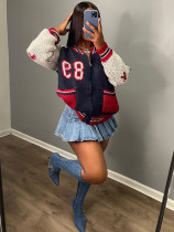 Fashion Letter Zipper Casual Sweater Coat YWXS-XS-XSL502