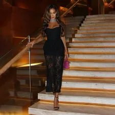 Sexy Backless Tube Tops Maxi Dress XEF-K24D57899