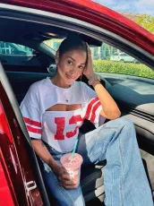 Casual Loose Sport Print T Shirt YWXS-XS-XS5273