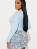 Fashion Sport Print Long Sleeve T Shirt YWXS-XS-XSL44779