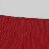 Halterneck Tank Top Skinny Mid-Length Pants Set YWXS-XS-XS5205