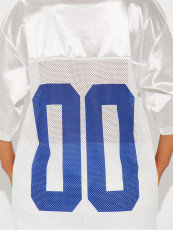 Sport Letter Print Loose T Tops YWXS-XS-XSL44806