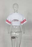 Casual Loose Sport Print T Shirt YWXS-XS-XS5273