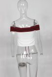 Sexy Print Tie Up Vest Tops YWXS-XS-XS5266