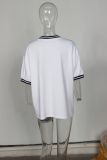 Print Sport Short Sleeve Loose T Shirt YWXS-XS-XSL44783