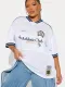 Print Sport Short Sleeve Loose T Shirt YWXS-XS-XSL44783