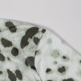 Leopard Print Long Sleeve Pants Two Piece Set YWXS-XS-XSL45002
