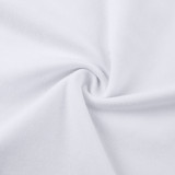 Letter Print Short Sleeve T Shirt FL-YY24084