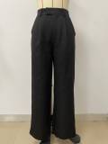 Solid Color Loose Straight Pants LSD-2314