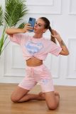 Summer Sports Casual Short Sleeve Shorts Suit GWBF-AL-649955064237