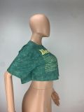 Casual Letter Print Short T Shirt LM-7353