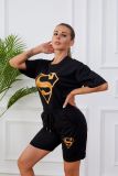 Summer Sports Casual Short Sleeve Shorts Suit GWBF-AL-649955064237