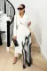 Mesh Color Block Blazer Long Dress YUMT-YMT372