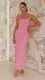 Solid Color Backless Sling Long Dress YUMT-YMT364