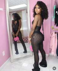 Pre Order: About 7 work days shipping Halterneck Deep V Neck Lace Jumpsuit YUEM-2025006