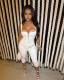 Solid Color Bandage Tank Tops 2 Piece Pants Set GFCF-1303