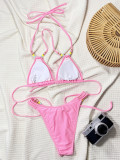 Solid Color Bikinis Two Piece Swimsuit CSYZ-G127K