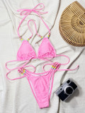 Solid Color Bikinis Two Piece Swimsuit CSYZ-G127K
