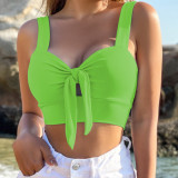 Bow Tie Sexy Suspenders Tank Tops YMYF-9245