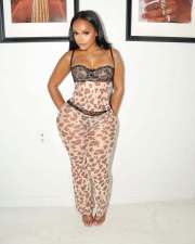 Pre Order: About 7 work days shipping Leopard Print Patchwork Two Piece Pants Set YUEM-2025201
