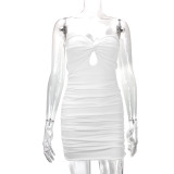 Sexy Backless Tie Up Tube Tops Dress YMYF-9230