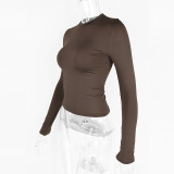 Long Sleeve O Neck T Shirt GZJF-2593