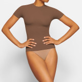 Short Sleeve Slim Solid Color T Shirt GZJF-2592