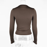 Long Sleeve O Neck T Shirt GZJF-2593