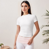 Short Sleeve Slim Solid Color T Shirt GZJF-2592