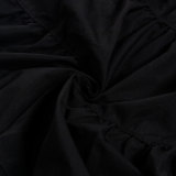 Plus Size Casual Solid Color Loose Dress GTYZ-7274