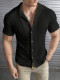 Men's Fashion Short Sleeve Solid Color T Shirt GJKL-TS-NZ-2320