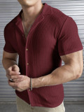 Men's Fashion Short Sleeve Solid Color T Shirt GJKL-TS-NZ-2320