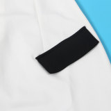 Solid Color Short Sleeve Mini Dress GTYZ-7419