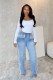 High-waisted Vintage Tassel Jeans WXHY-XHY446